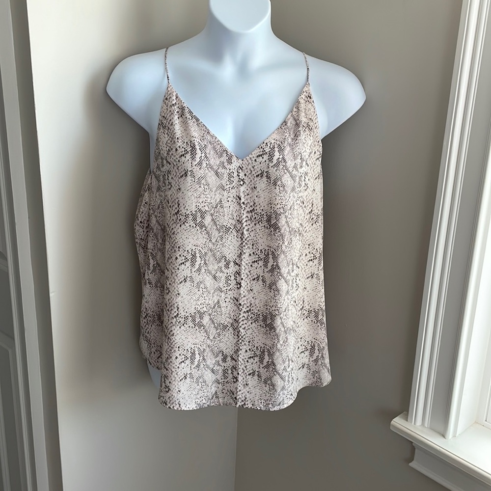 Loft Pink Snakeprint cami